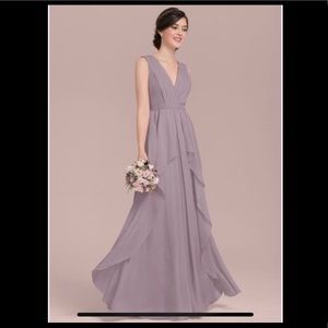 Chiffon Bridesmaid Dress in Dusk